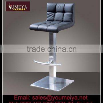 2013 hot sales good quality pu stainless steel barstool (YG7039)