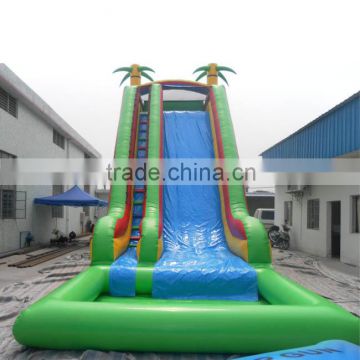 Best quality largest inflatable water slide/inflatable city slidel/inflatable slide with pool