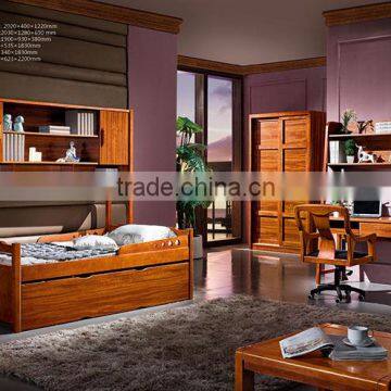 modern bedroom furniture sets with multifunctional wooden bunk bed