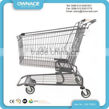 180L Metal Supermarket German Shopping Trolley photo-2
