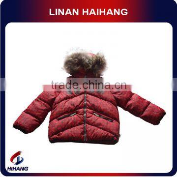 jacket of boys winter wind proof down wear