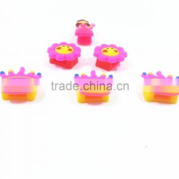 Girls Decoration Flower Princess Plastic Shoelace Jibbtz/assorted Colorful Soft Pvc Shoe Jibbtz for Promotional Gifts photo-4