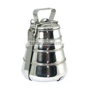 Stainless Steel Pyramid Tiffin