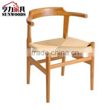 Triumph Antique Hand-made Rope Design wood Dining Chair / Solid wood restaurant chair