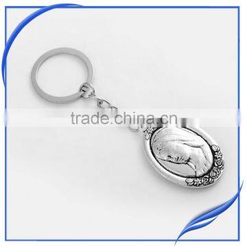 Promotion custom religious alloy keychain metal keychain