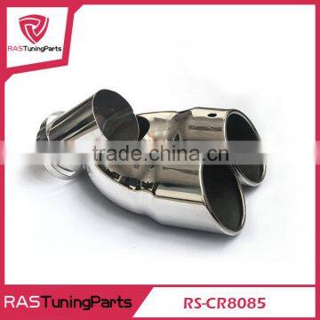 304 Stainless Steel Exhaust Muffler Tip Stainless Steel Pipe For 2007-2013 Lan.d Rover Freelander 2 Diesel RS-CR8085