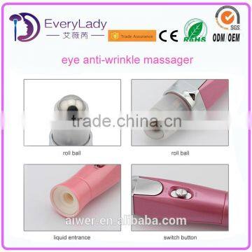 EveryLady new arrival Ionic facial beauty roller eye massager