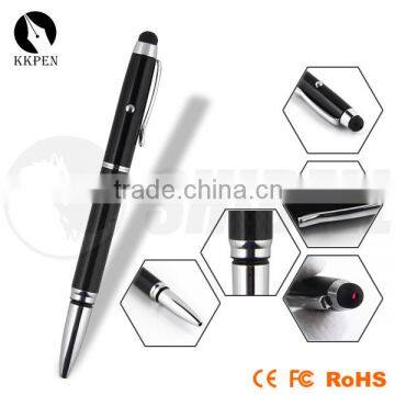 Shibell 4 In 1 Mini touch stylus pen led light ballpoin metal ballpoint pent pen