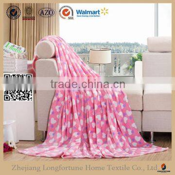 Manufactory walmart  china home textile cute custom warm cuddly cotton blanket