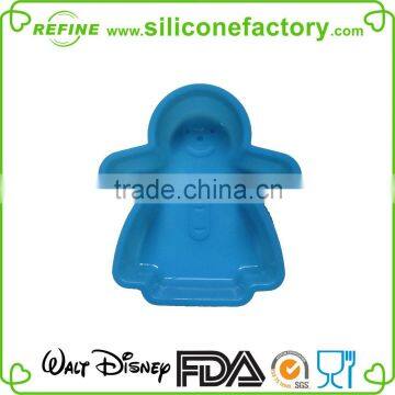 FDA & LFGB Standard Lovely Snowman Shaped Silicone Cake Molds photo-2