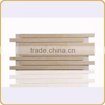 Faux brick panel with insulation