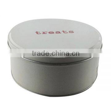 Cylinder Tin Can Box for Snack Candy Cookie Packaging