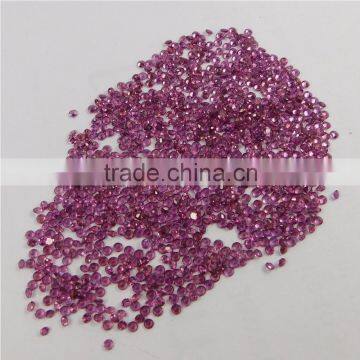 NATURAL RHODOLITE GARNET CUT FACETED GOOD COLOR & QUALITY 2 MM ROUND LOT