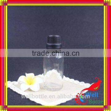 Small Skull Perfume Bottle With Frosted Oil Glass Bottle With Clear Glass Bottles With Screw Cap