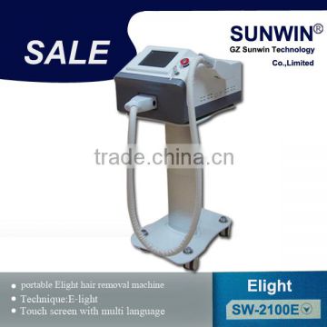 IPL Hair Removal Equipment/elight Wrinkle Removal Hair Removal Machine SW-2100E Pigment Removal