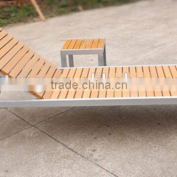 ZT-4044LT hot sale aluminum outdoor wood lounge