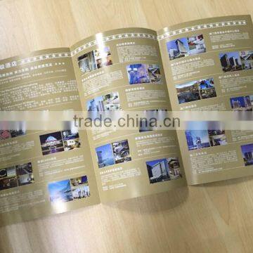 CMYK printed glossy finish folding flyers