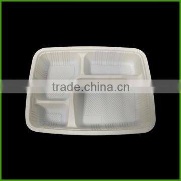 Compostable biodegradable disposable trays