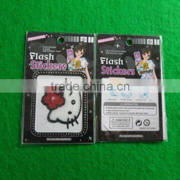 Hello/kitty Glitter Sticker for Mobile Phone photo-2