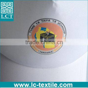 Heat Transfer Print Made in China Cotton Polyester Political White Cheap Cap photo-6