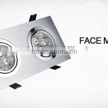 high quality 6W high power square Ceiling light /grille lights Ceilinglight