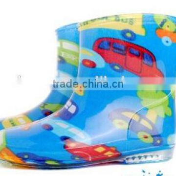 Cartoon rainboots for kids, cute pvc rain shoes, water proof shoes