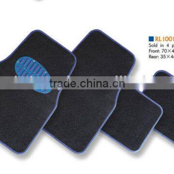 NON-slip pvc carpet car mats/ foot pad car flooring