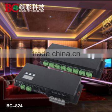 Bincolor DC12V-24V dmx512 decoder and dmx controller 24CH