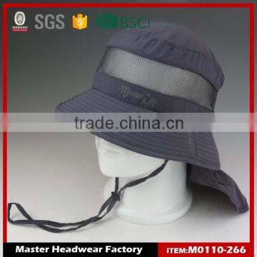 grey sinamay hat fishing hat