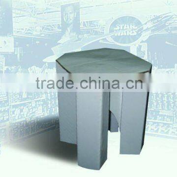 no Prinitng Corrugated Paper Stool for Children