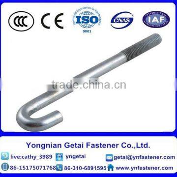 Electro Galvanized foundation anchor bolt