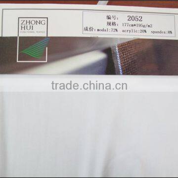 80S Modal Spandex 1*1 Rib175cm*195g/m2 for Garments ZH2052 photo-1