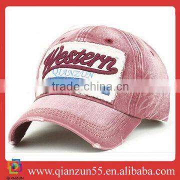 3D embroidery wholesale custom cowboy baseball hats for cheap sale