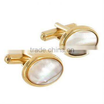 Titanium cufflinks, stylish shell cufflinks for men and women