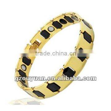 Western style high quality polished beautiful tungsten bracelet