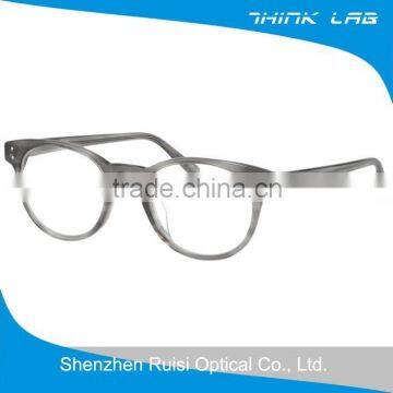 New style 2015 brand name spectacle frames with lens optical and rivet