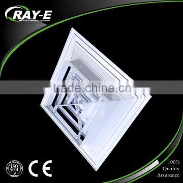 Aluminum 4 Way Supply Ceiling Square Air Conditioning Diffuser photo-5