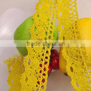 4cm China Factory Wholesale Bulk Narrow Stretch Tablecloth Lace Trim C400215 photo-3
