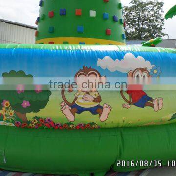 Monkey Inflatable Mini Climbing Wall for Kids and Children Play Games photo-4