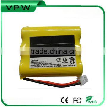 AA NI-CD 3.6V 900mAh Rechargeable battery pack for Cordless Phone