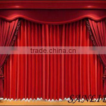 flame retardant stage curtain polyester fabric