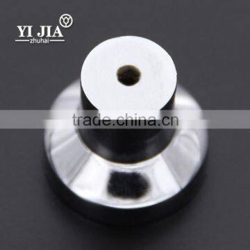 1 1/9 Inch Zinc Base Chrome Plated Amethyst Glass Knob photo-5