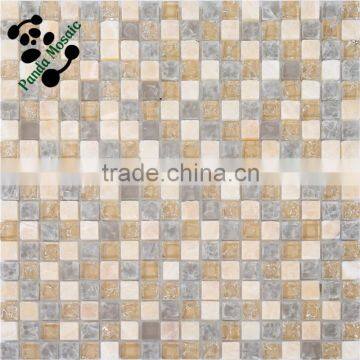 SMS04 Swimming Pool Mosaic China Jade Glass Mosaic Melt Mosaic Tile photo-4