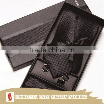 2016 high quality manufacture tie box cufflink box pin box
