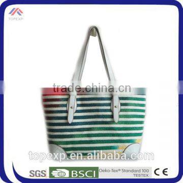 Printed Straw Bag Tote Straw Bag photo-3