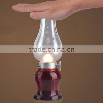 Retro Blowing Control New Blow USB Powered Charging Lamp Design,Blow LED Light,LED Table Desk Lamp photo-6