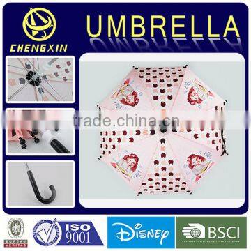 cheap custom design girls straight kids umbrella