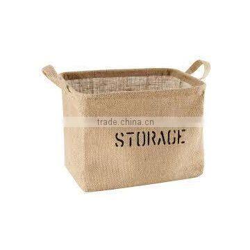 Jute/Burlap/Yute/Hessian Storage Box