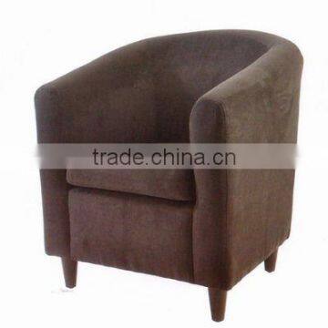 brown comfortable tub chair