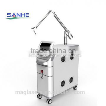 Facial Veins Treatment Deep Pigmentation Removal Device Medical CE 1064nm/532nm Nd Naevus Of Ota Removal Yag Laser Machine Long Pulse Laser For Tattoo Removal Freckle Remov